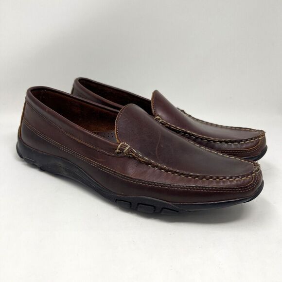 Allen Edmonds Other - Allen Edmonds Boulder Venetian Driving Moccasin Brown Moc Loafers Men’s Size 11